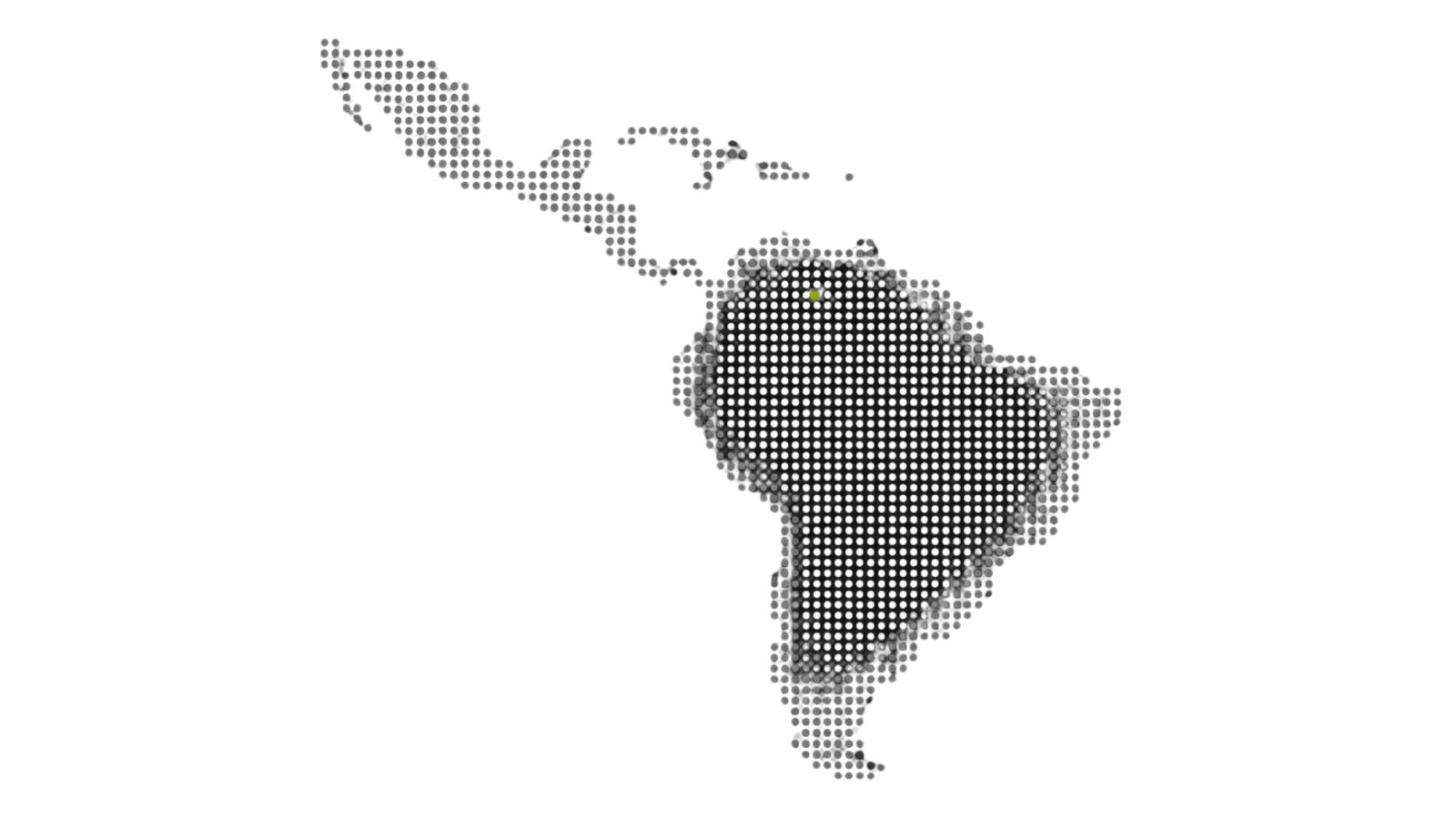 Mapa de Latinoamérica desde México hasta el extremo sur, representando la experiencia regional de VM Consulting