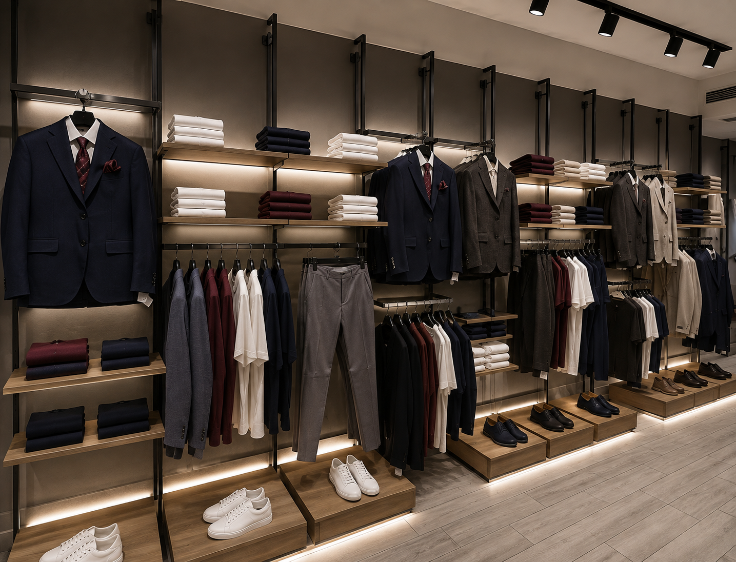 Tienda de moda organizada mediante Visual Merchandising estratégico